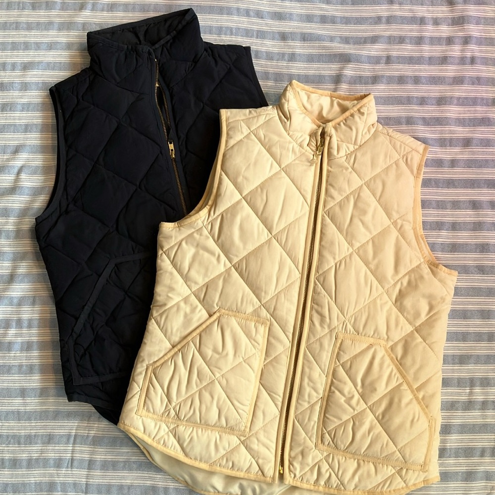J Crew vests